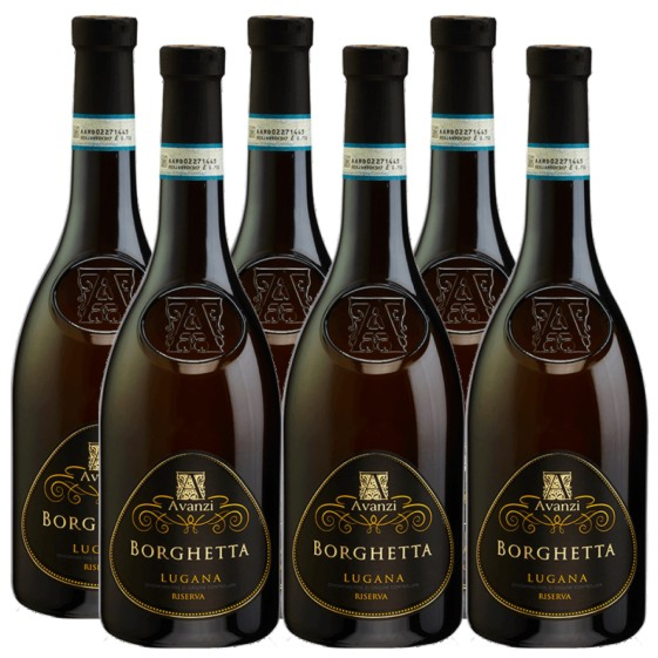 6 Flaschen AVANZI Riserva Lugana Borghetta DOC Luganer